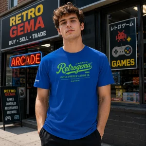 RG Heritage Unisex T-Shirt (Lime/Blue)