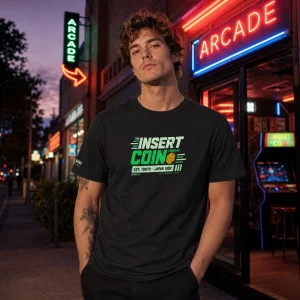 INSERT COIN - Unisex t-shirt - MINT GREEN