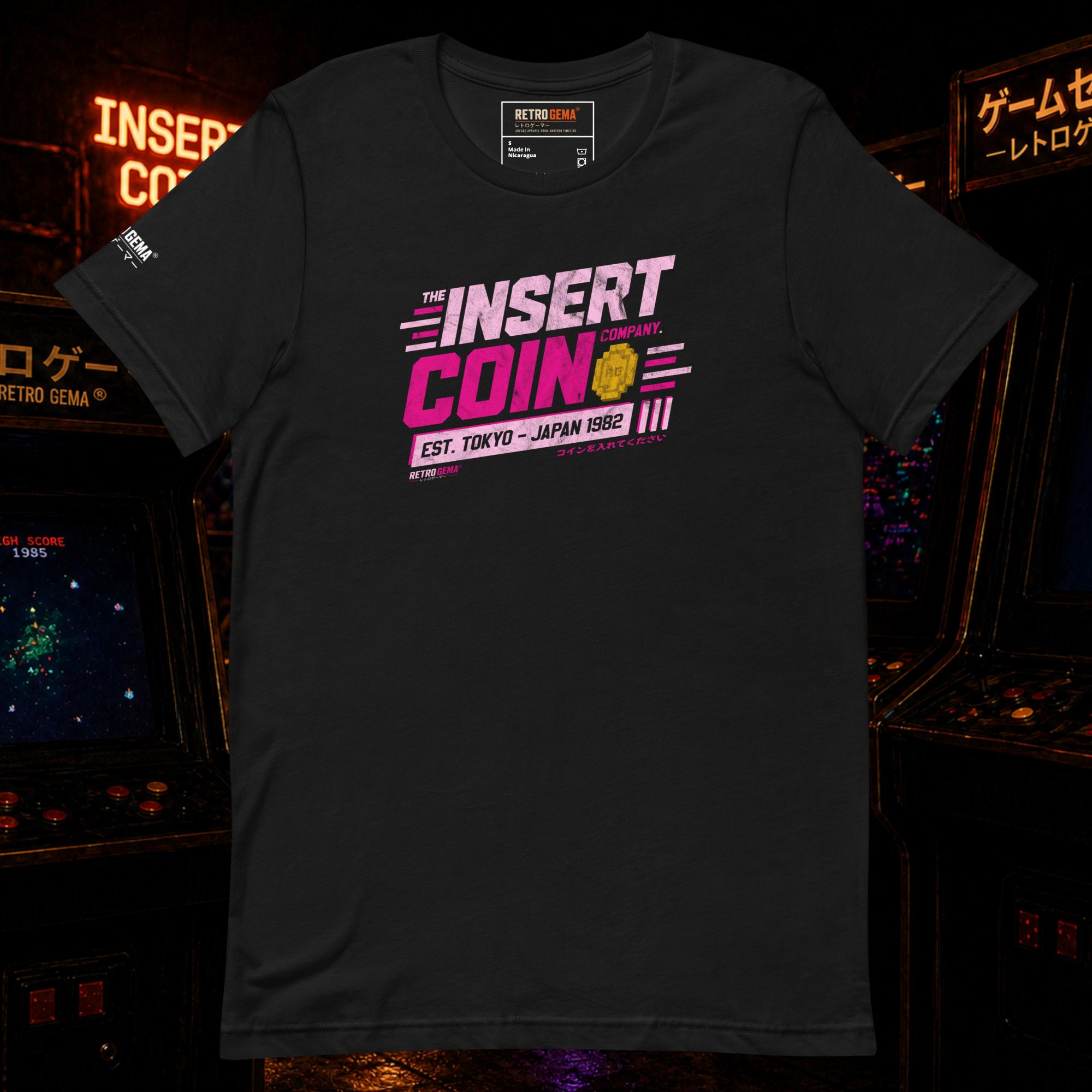 INSERT COIN - Unisex t-shirt - HOT PINK - Image 4
