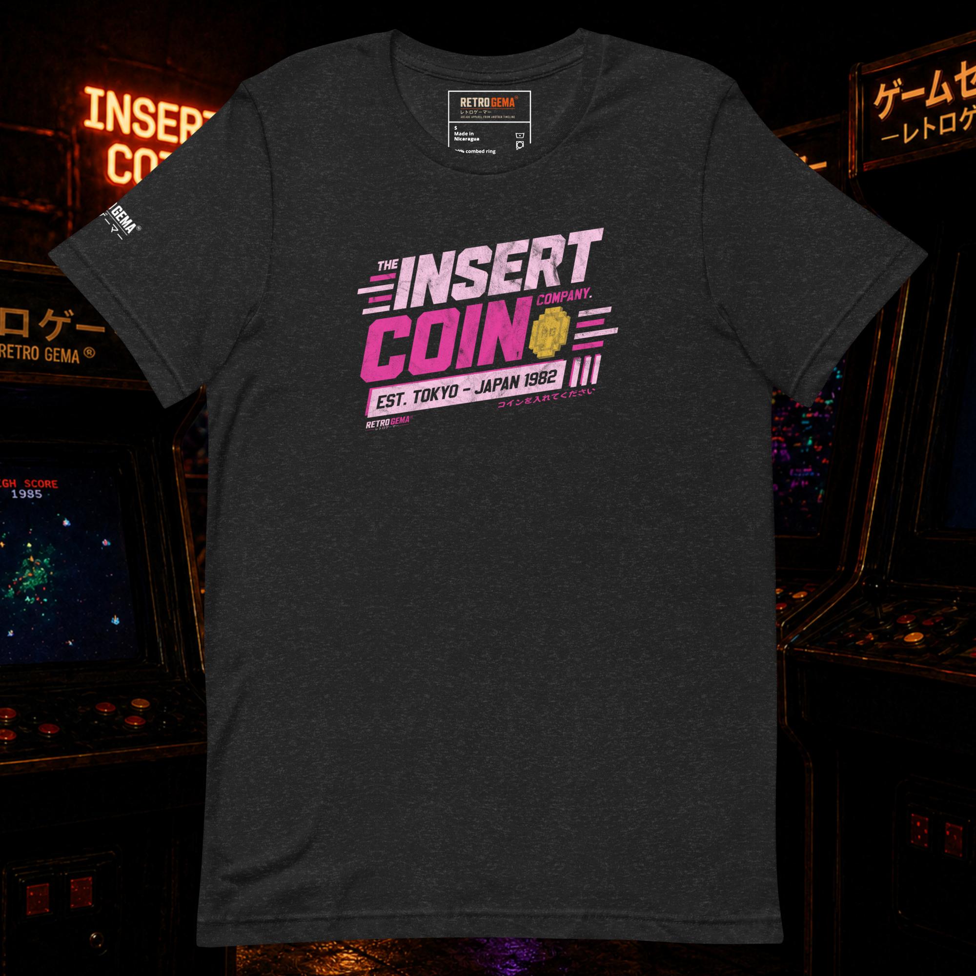 INSERT COIN - Unisex t-shirt - HOT PINK - Image 2