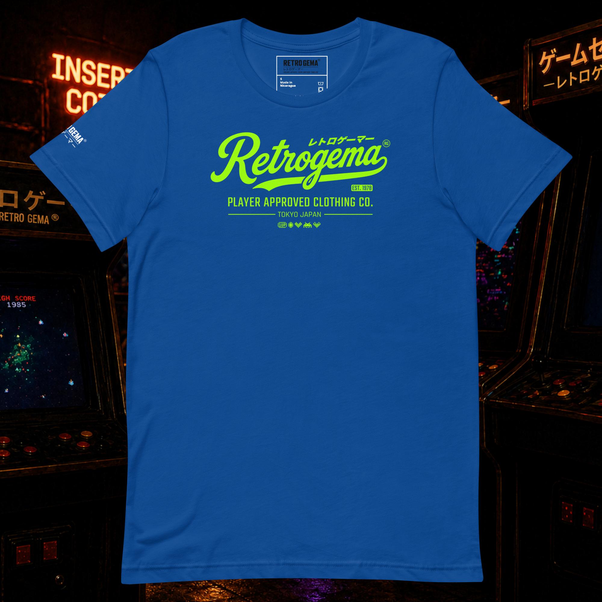 RG Heritage Unisex T-Shirt (Lime/Blue) - Image 2