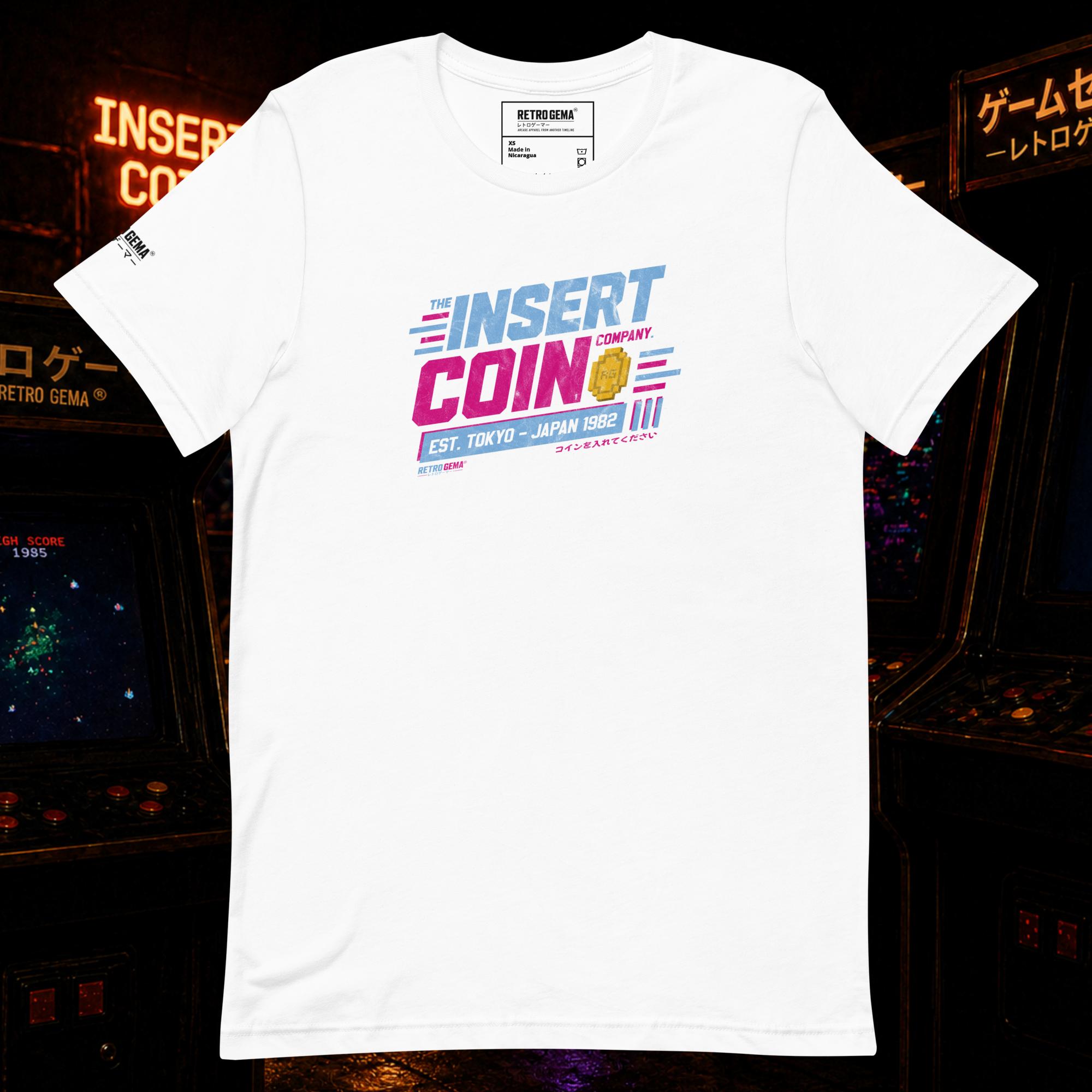INSERT COIN - Unisex t-shirt - WHITE EXCLUSIVE - Image 2