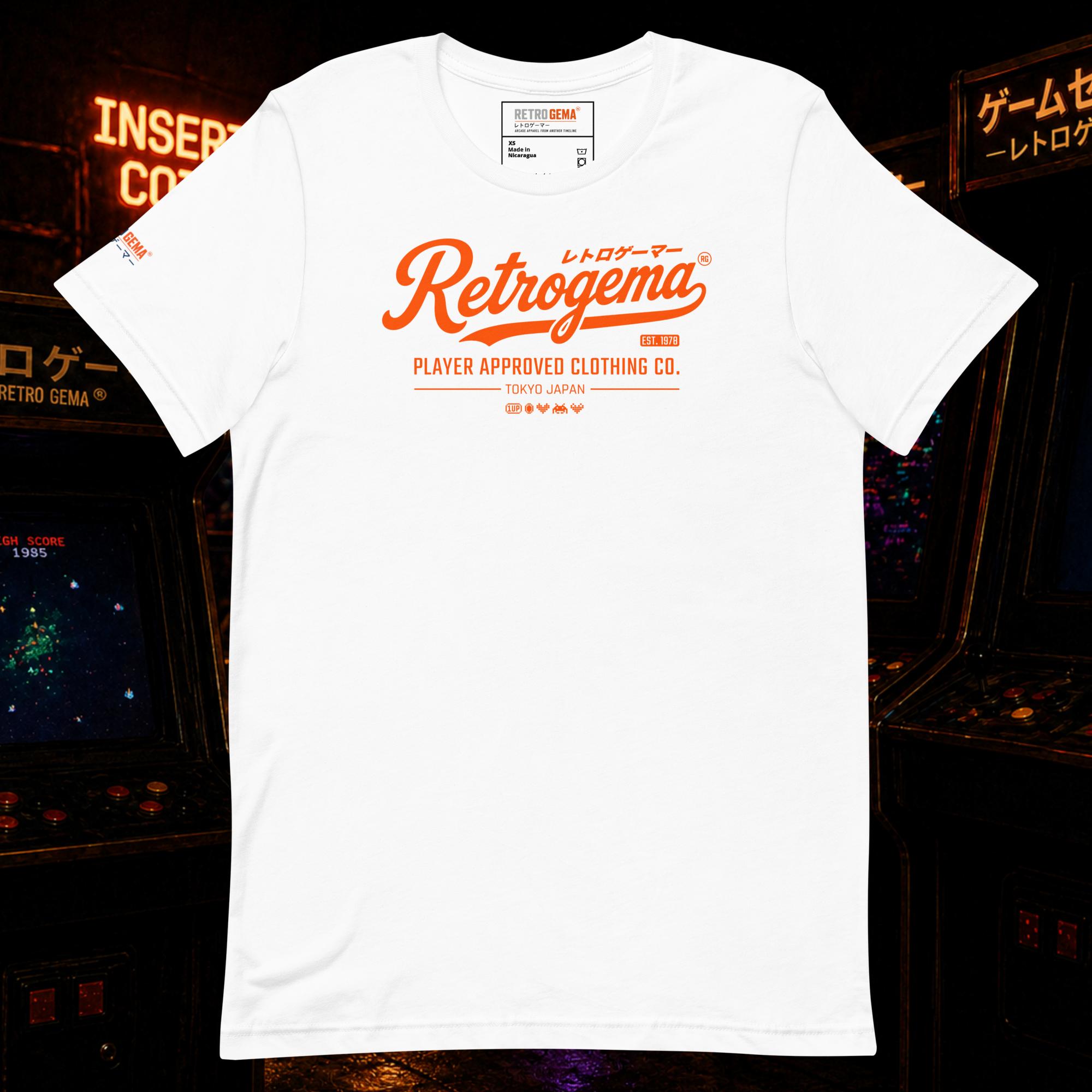 RG Heritage Unisex t-shirt (White/Orange) - Image 2